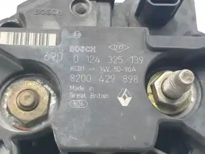 Автозапчастина б/у генератор для renault clio iii d4f740 посилання на oem iam 0124325139 8200429898 