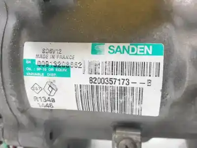 Pezzo di ricambio per auto di seconda mano compressore aria condizionata per renault clio iii d4f740 riferimenti oem iam 8200357173b sd6v12 