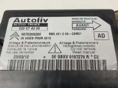 Автозапчасти б/у блок управления подушками безопасности за citroen c3 8hzdv4td.8hrdv4c.8hz.8hr.8h01 ссылки oem iam 620674300 9676209280 
