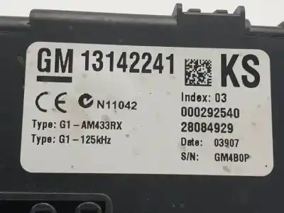 Second-hand car spare part fuse box unit for opel corsa d z17dtr oem iam references 13142241  