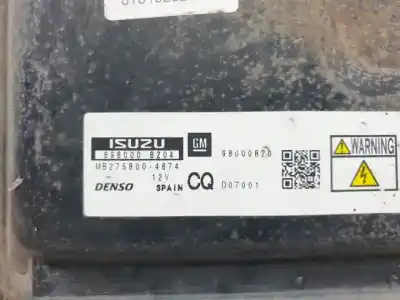Автозапчасти б/у блок управления двигателем за opel corsa d z17dtr ссылки oem iam 8980008204 mb2758004674 98000820 