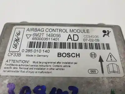 Автозапчастина б/у блок управління подушками безпеки для ford s-max (ca1) qxwa.qxwb.qxwc.ufwa посилання на oem iam 0285010140 6m2t14b056ad 