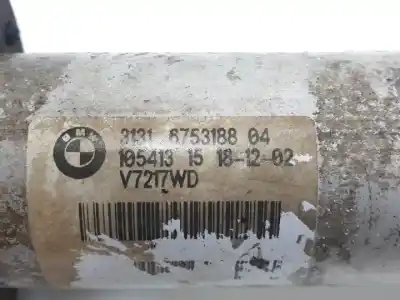 Peça sobressalente para automóvel em segunda mão amortecedor dianteiro direito por bmw serie 7 (e65/e66) n62b44a referências oem iam 675318804  