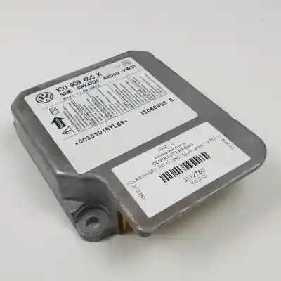 Gebrauchtes Autoersatzteil Steuergerät Airbag zum VOLKSWAGEN POLO (9N3)  OEM-IAM-Referenzen 5WK43125 1C0909605K 