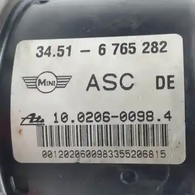 Автозапчастина б/у абс для mini mini (r50,r53) w10b16o0 посилання на oem iam 34516765282 10020600984 6765284 