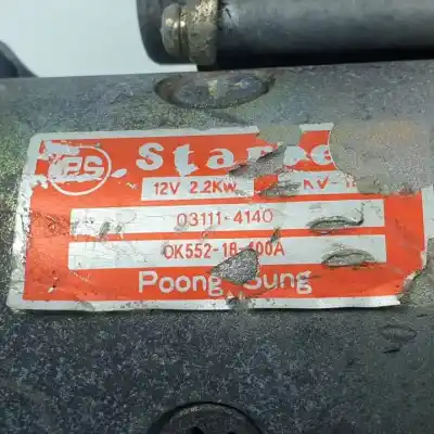 Peça sobressalente para automóvel em segunda mão motor de arranque por kia carnival d/j3 referências oem iam 0k55218100a 031114140 