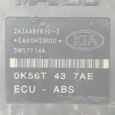 Peça sobressalente para automóvel em segunda mão abs por kia carnival d/j3 referências oem iam 0k56t437a0 bh60102400 0k56t437ae 