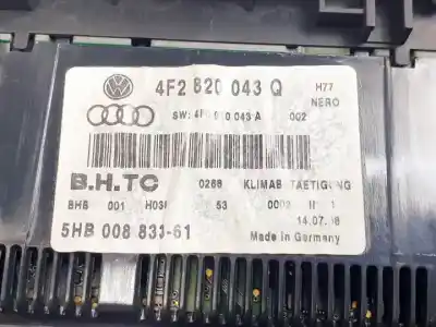 Автозапчасти б/у климат-контроль за audi a6 allroad quattro (4fh) asb.bng ссылки oem iam 4f2820043q 4f0910043a 5hb00883361  Автозапчасти б/у климат-контроль за audi a6 allroad quattro (4fh) asb.bng ссылки oem iam 4f2820043q 4f0910043a 5hb00883361