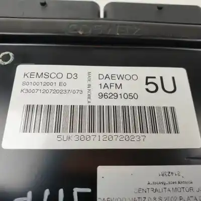 Автозапчастина б/у ебу контролер двигуна для daewoo matiz (m100, m150) 1.0 посилання на oem iam s010012001e0 96291050 