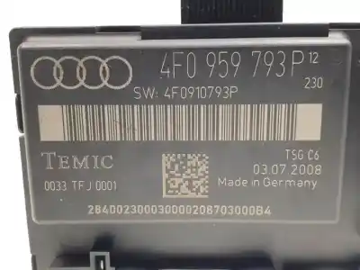 Автозапчасти б/у закрытый распределительный щит за audi a6 allroad quattro (4fh) asb.bng ссылки oem iam 4f0959793p 4f0910793p 0033tfj0001 