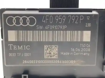 Автозапчасти б/у закрытый распределительный щит за audi a6 allroad quattro (4fh) asb.bng ссылки oem iam 4f0959792p 4f0910793p 0033tfj0001 