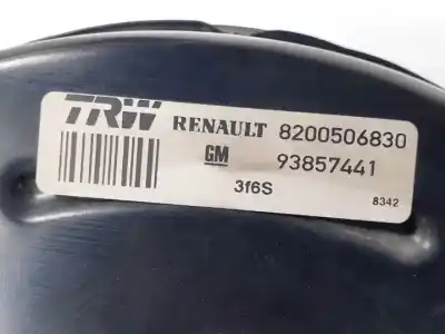 Peça sobressalente para automóvel em segunda mão servo freio por renault trafic combi (ab 4.01) g9u630 referências oem iam 8200506830 93857441 