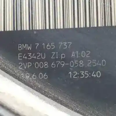 Second-hand car spare part left tailgate light for bmw 5 (e60) 520 i oem iam references 7165737 halogeno 2vp008679058 