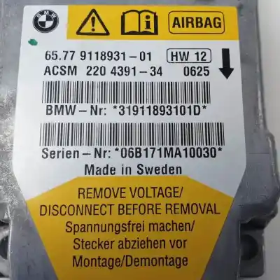Second-hand car spare part airbag control unit for bmw 5 (e60) 520 i oem iam references 220439134 6577911893101 