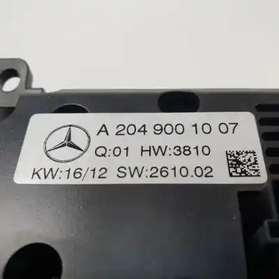 Автозапчастина б/у клімат-контроль для mercedes-benz clase c (w204) familiar 651911 посилання на oem iam a2049001007  