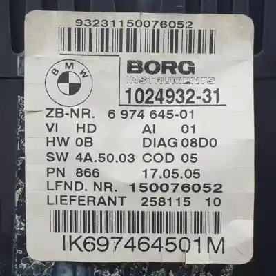 Peça sobressalente para automóvel em segunda mão quadrante por bmw serie 1 berlina (e81/e87) n46b20b referências oem iam 697464501 102493231 