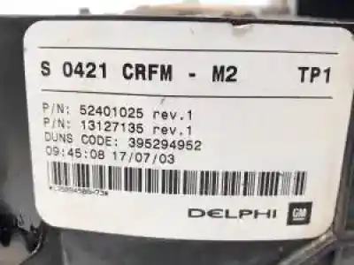 Pezzo di ricambio per auto di seconda mano elettroventola per opel meriva z16se riferimenti oem iam 52401025 13127135 8240391 