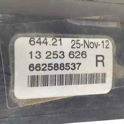 Second-hand car spare part right fog light for opel corsa d a13dtr oem iam references 13253626 halogeno 662588537 