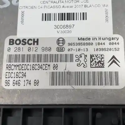 Автозапчасти б/у блок управления двигателем за citroen c4 picasso 9hzdv6ted4.9hydv6ted4.9hz.9h01.9hz 9h01 ссылки oem iam 0281012980 9664617480 