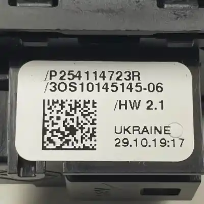 Автозапчасти б/у управление задними левыми стеклами за renault captur ii h4d450 ссылки oem iam 30s1014514506 p254114723r 