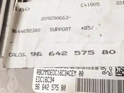 Second-hand car spare part ecu engine control for citroen c4 coupe 9hx oem iam references 9664257580 9644692380 