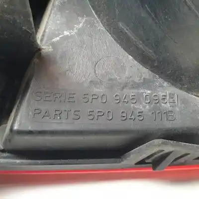 Second-hand car spare part left tailgate light for seat altea (5p1) 2.0 tdi 16v oem iam references 5p0945095e halogeno 5p0945111b 