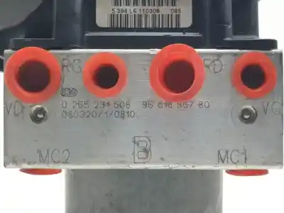 Peça sobressalente para automóvel em segunda mão abs por citroen c4 coupe 9hx referências oem iam 9661886780 0265231508 0265800406 