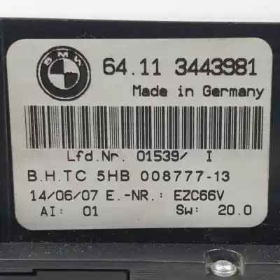 Peça sobressalente para automóvel em segunda mão comando de sofagem (chauffage / ar condicionado) por bmw serie x3 (e83) 204d4 referências oem iam 64113443981 5hb00877713 