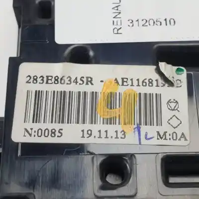 Peça sobressalente para automóvel em segunda mão interruptor 4 piscas - emergência por renault captur ii h4d450 referências oem iam 283e86345r  