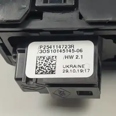 Автозапчастина б/у управління склами задніх правіх для renault captur ii h4d450 посилання на oem iam 254114723r  