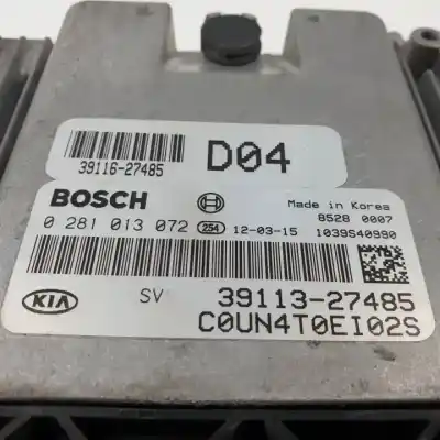 Автозапчастина б/у ебу контролер двигуна для kia carens (un) d4ea-w посилання на oem iam 0281013072 3911327485 
