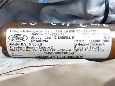 Pezzo di ricambio per auto di seconda mano airbag a tenda anteriore destro per ford c-max (cb3) hhda.hhdb.gpda riferimenti oem iam 7m51r14k159ae  