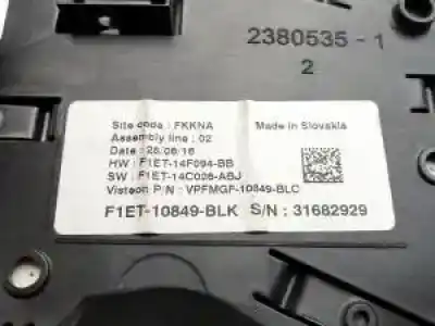 Second-hand car spare part dashboard for ford focus lim. xwdb.xwdd.xwda.xwdc.xwde oem iam references f1et10849blk f1et14f094bb f1et14c026abj 
