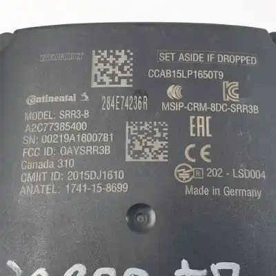 Автозапчастина б/у електронний модуль для renault captur ii h4d450 посилання на oem iam 284e74236r a2c77385400 