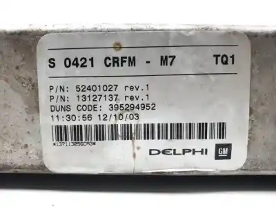 Peça sobressalente para automóvel em segunda mão intercooler por opel meriva d-y17dt referências oem iam 52401245 52401027 13127137 