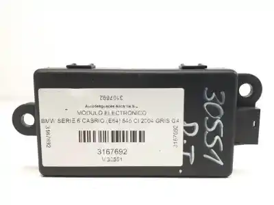 Second-hand car spare part electronic module for bmw serie 6 cabrio (e64) n62b44a oem iam references 6949226  