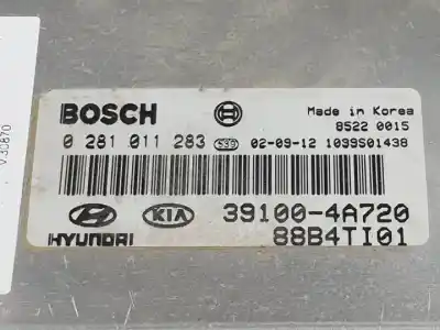 Second-hand car spare part ecu engine control for kia sorento (bl) d4cb oem iam references 0281011283 391004a720 