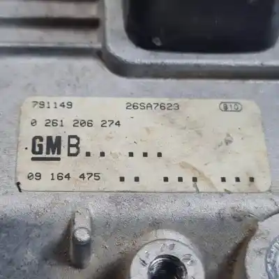 Pezzo di ricambio per auto di seconda mano centralina motore per opel corsa c g-z12xe riferimenti oem iam 0261206274 09164475 