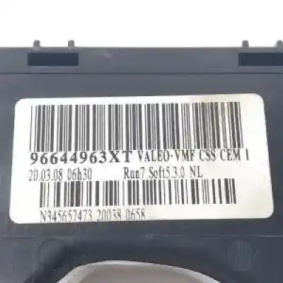 Second-hand car spare part headlights switch for citroen c4 coupe 9hx oem iam references 96644963xt  