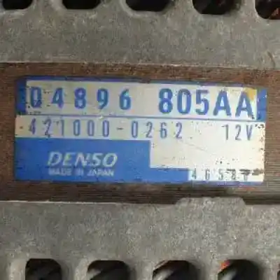 Pezzo di ricambio per auto di seconda mano alternatore per chrysler 300 c egg riferimenti oem iam 4210000262 04896805aa 