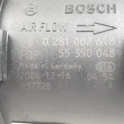 Second-hand car spare part flowmeter for alfa romeo 159 (140) 939a2000 oem iam references 55350048 0281002618 