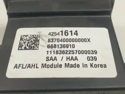 Pezzo di ricambio per auto di seconda mano modulo elettronico per opel mokka x d14net riferimenti oem iam 42541614 8370400000000x 688136910 