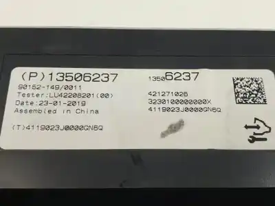 Автозапчастина б/у електронний модуль для opel mokka x d14net посилання на oem iam 13506237 901521490011 421271026 