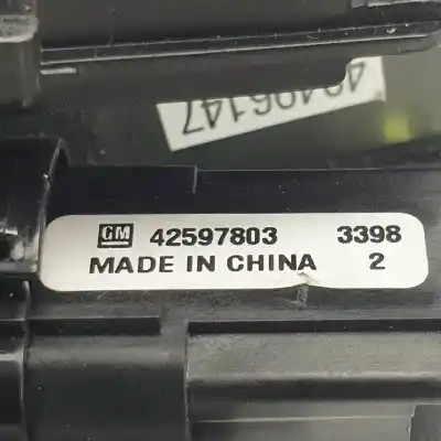 Pezzo di ricambio per auto di seconda mano interruttore per opel mokka x d14net riferimenti oem iam 42597803  