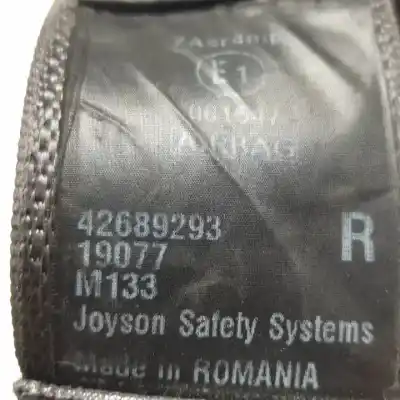 Second-hand car spare part front right seat belt for opel mokka x d14net oem iam references 42689293 565485871 4611400000000r 