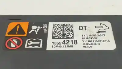 Second-hand car spare part airbag control unit for opel mokka x d14net oem iam references 13524218 13584587 