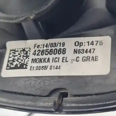 Peça sobressalente para automóvel em segunda mão espelho retrovisor esquerdo por opel mokka x d14net referências oem iam 42656068  