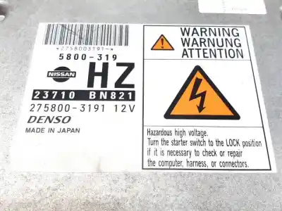 Second-hand car spare part ecu engine control for nissan almera (n16/e) yd22ddt oem iam references 2758003191 23710bn821 
