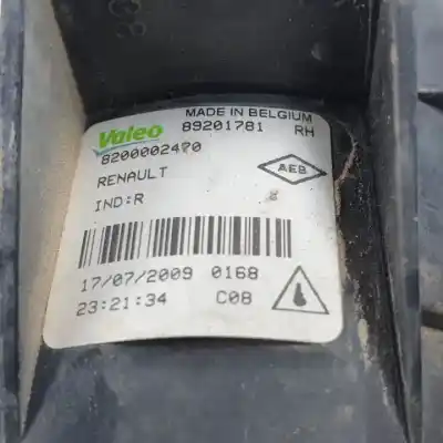 Piesă de schimb auto la mâna a doua far de ceatã dreapta pentru renault espace iv (jk0) m9r740.m9r750.m9r815 referințe oem iam 8200002470 halogeno 89201781 