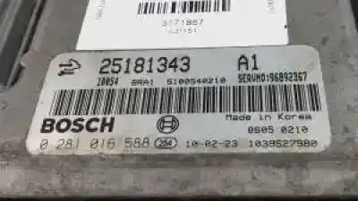 Second-hand car spare part ecu engine control for chevrolet captiva llw oem iam references 0281016588 25181343 